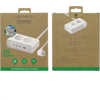 Ładowarka 4smarts 540065 Uniwersalna szybka ładowarka AC 4 porty