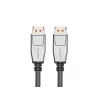 Kabel DisplayPort LANBERG CA-DPDP-20CU-0010-BK — DisplayPort do DisplayPort, 1 m, Czarny/Srebrny