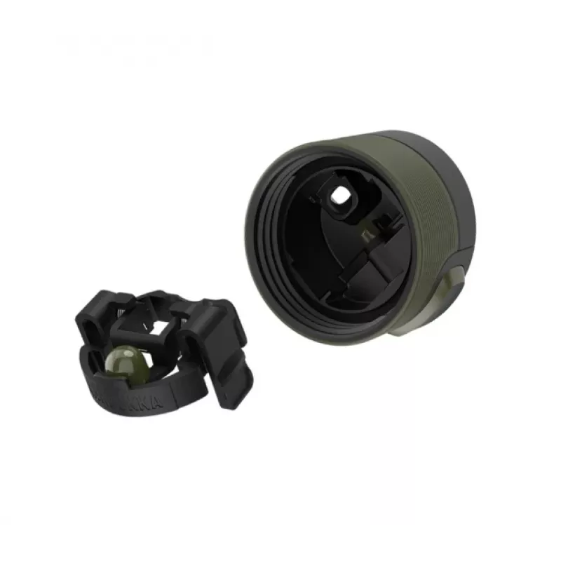 Kubek termiczny Kambukka Etna Grip 500 ml, stal nierdzewna próżniowa, zabezpieczenie przed rozlaniem, zielony, średnica 7,1 cm