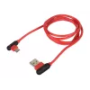 Kabel USB NATEC NKA-1201 USB 2.0 1m USB A USB C Czarny Czerwony