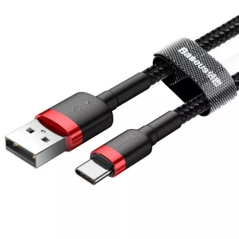Kabel do telefonu komórkowego Baseus Czerwony 1m USB A USB C