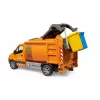BRUDER model pojazdu MB Sprinter śmieciarka komunalna BR-02682, replika zabawkowa w skali