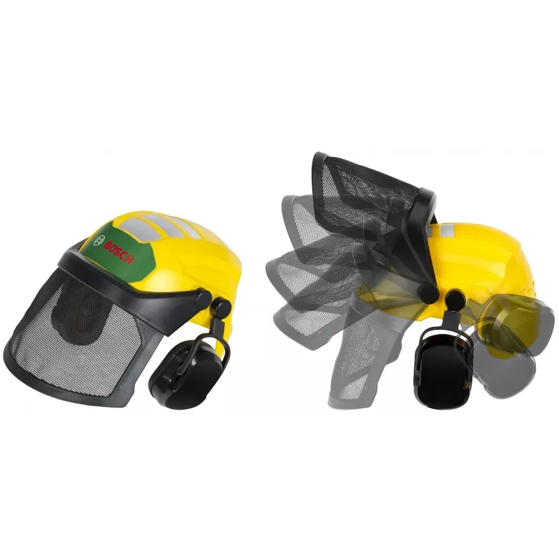 Kask KLEIN Drwal z wizjerem model 8199 — dziecięcy kask ochronny do zabawy