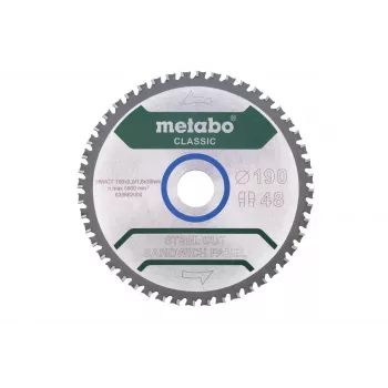 Piła tarczowa Metabo FZ/FA 190 x 30 mm, 48 zębów, stal