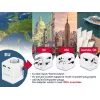 Uniwersalna ładowarka podróżna GEMBIRD TPA-EU1A1C20-01-W 20W, USB-A 18W + USB-C 20W, gniazdo Schuko, wejście 100–250V