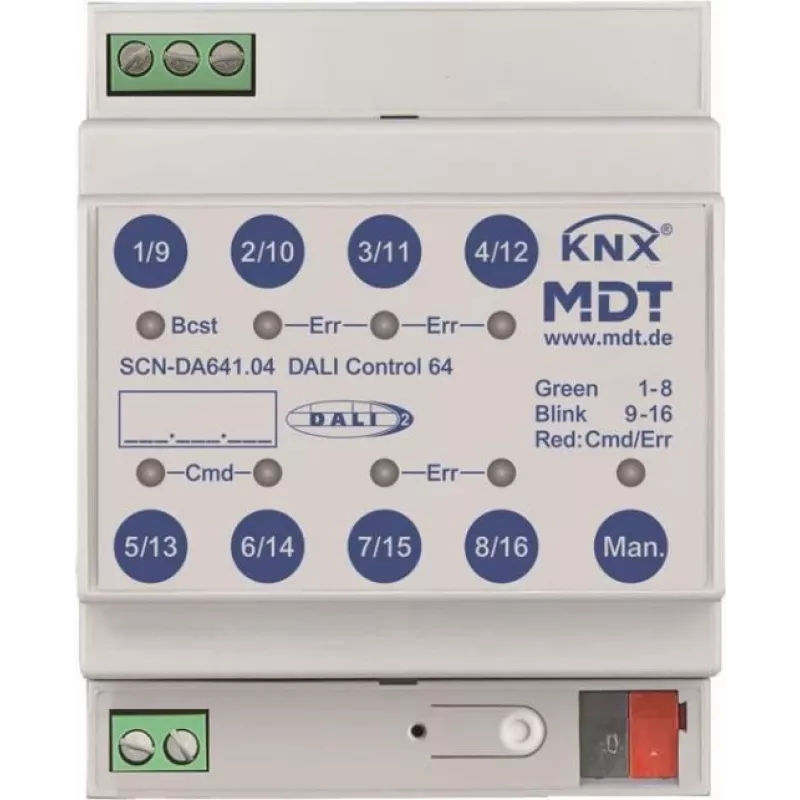 MDT technologies DALI Control 64 Gateway 4TE, REG SCN-DA641.04 (SCN-DA641.04)