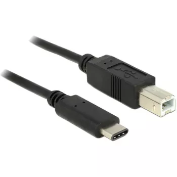 Kabel USB DeLOCK 83601 USB 2.0 1m USB C USB B Czarny