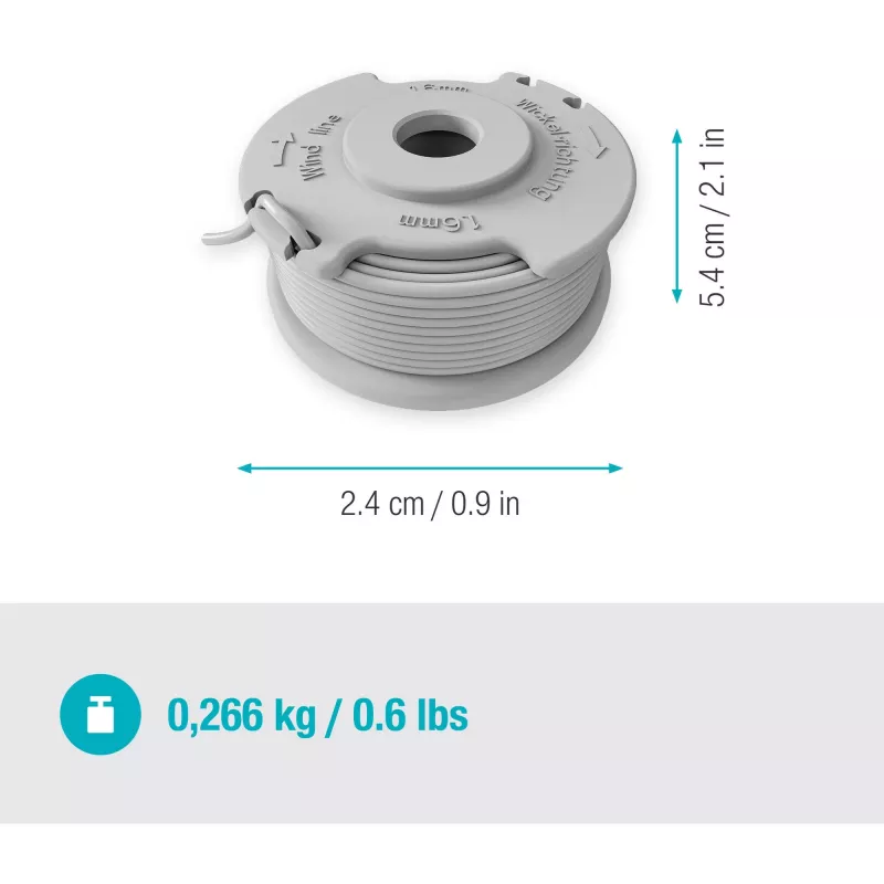 Szpula do podkaszarki żyłkowej Gardena 5412-20 szara ABS nylon 1 szt.