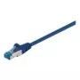 Wentronic Goobay Kabel krosowy CAT 6a, S/FTP (PiMF), niebieski, 5 m - LSZH bezhalogenowy, miedź (93812)