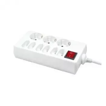 LogiLink 9 gniazd 1.5m Biały