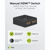 Przełącznik HDMI Goobay 58485 1 wejście 1 wyjście 52 mm x 49,5 mm x 22,5 mm