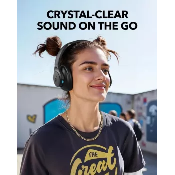 Słuchawki nauszne Anker Soundcore Q11i, Bluetooth 5.0, do 20 godz. pracy na baterii, wbudowany mikrofon, ciemnoszary