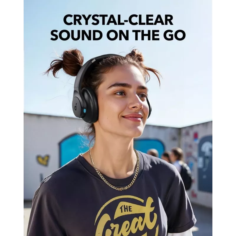 Słuchawki nauszne Anker Soundcore Q11i, Bluetooth 5.0, do 20 godz. pracy na baterii, wbudowany mikrofon, ciemnoszary