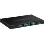 TRENDnet TI-RP262I - Przełącznik przemysłowy - zarządzalny - 24 x 10/100/1000 (PoE+) + 2 x SFP - montaż w szafie - PoE+