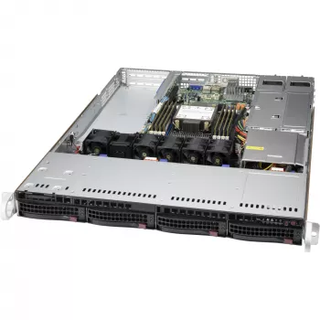 Supermicro CSE-815TQC4-R504WB3 server barebone Rack 1U Czarny Intel/AMD