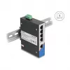 Przełącznik Ethernet DELOCK 80162 — 5-portowy Gigabit RJ45 do montażu na szynie DIN