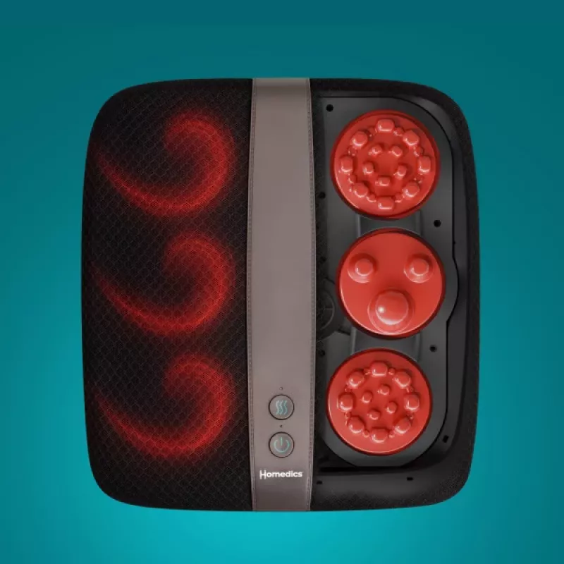 Masażer do stóp HoMedics FM-TS12H-EU Shiatsu Deluxe z funkcją ciepła i ugniatania