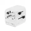 Uniwersalna ładowarka podróżna GEMBIRD TPA-EU1A1C20-01-W 20W, USB-A 18W + USB-C 20W, gniazdo Schuko, wejście 100–250V