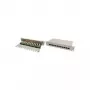 Patch Panel Desktop - Patch Panel - CAT 6 - STP - RJ-45 X 12 - Szary, RAL 7035 -