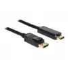 Delock Kabel DisplayPort 1.1 Stecker > High Speed HDMI-A Stecker Passiv 2 m schwarz (82587)
