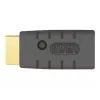 Adapter HDMI (wtyk) > HDMI (gniazdo), emulator EDID (czarny)