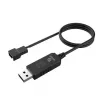 Przewód konwertera napięcia DC step-up Akasa AK-CBFA10-60BK z USB na 3-pin i 4-pin do wentylatora PC, 60 cm