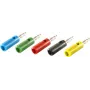shiverpeaks BS56200-SET Złącze przewodowe typu banan czarny - niebieski - zielony - czerwony - żółty (BS56200-SET)