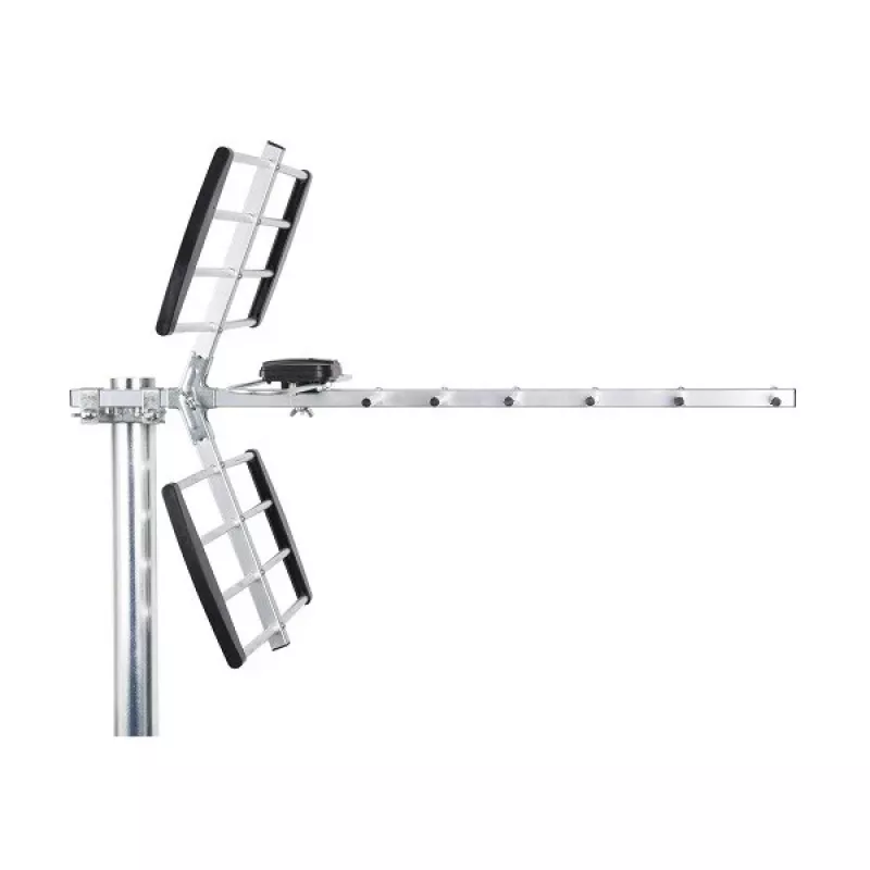 Antena kierunkowa LIBOX LB1600 16-elementowa pasywna DVB-T, UHF 470–790 MHz, VHF 174–230 MHz, zysk 18 dB, filtr LTE
