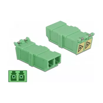 Adapter światłowodowy DeLOCK 85927 LC Duplex żeński-żeński 4 szt.