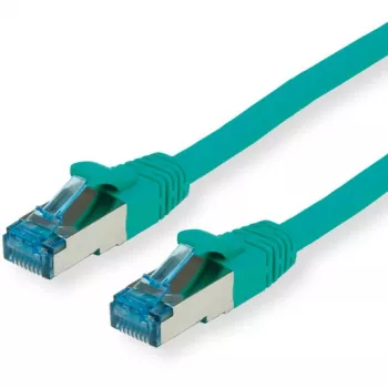 VALUE - Patch-kabel - RJ-45 (M) na RJ-45 (M) - 3 m - SFTP, PiMF - CAT 6a - Bezhalogenowy, Formowany, Snagless, linka - Zielony (21.99.1943)