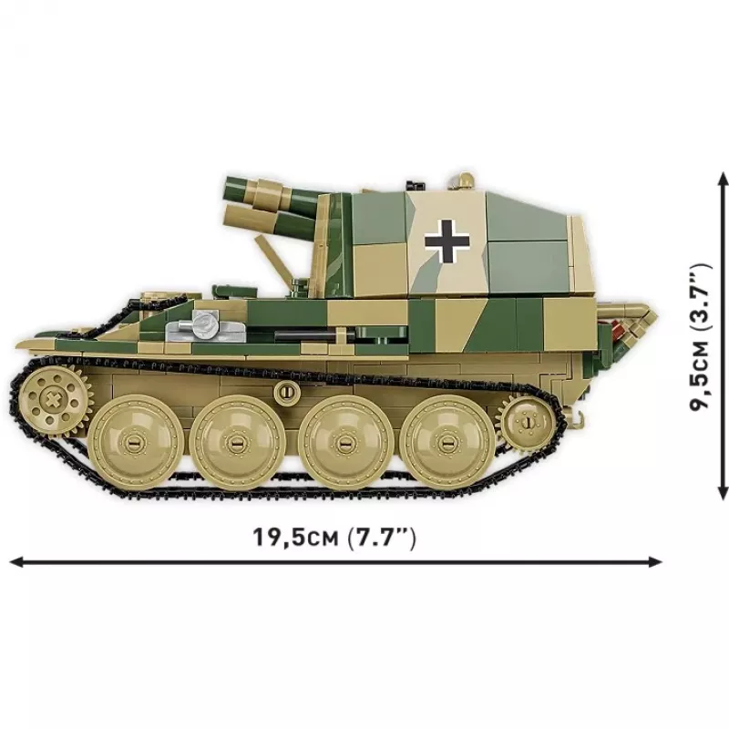 Zestaw konstrukcyjny model Cobi SD.KFZ.138/1 Grille, 720 elementów, model do ekspozycji
