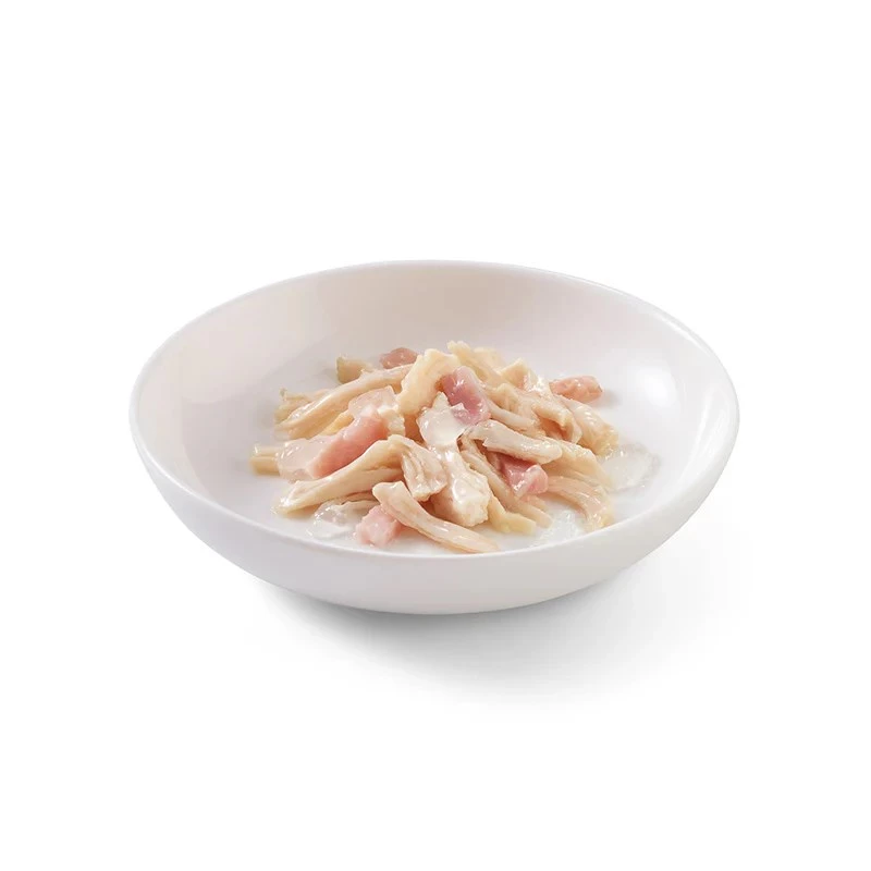 SCHESIR Filety z kurczaka z szynką w galarecie - mokra karma dla kota - 6x50g
