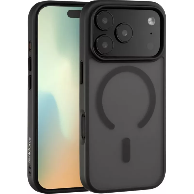 Renkforce iPhone 17 Pro Czarny Transparent backcover Backcover Apple 17 (RF-6830726)