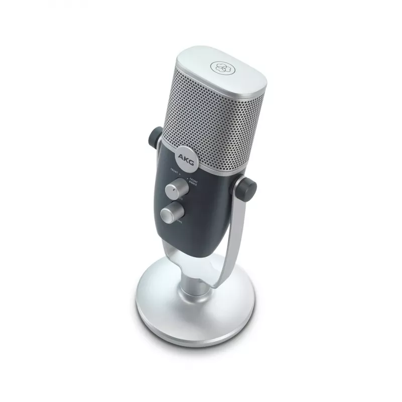 AKG Ara - profesjonalny mikrofon pojemnościowy USB, niebiesko-srebrny