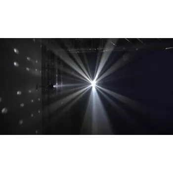 Zestaw kuli lustrzanej EUROLITE 300 mm z reflektorem LED — 300 mm zestaw dyskotekowej kuli lustrzanej