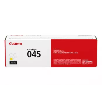 Oryginalny żółty wkład tonera Canon 045, 1 szt.