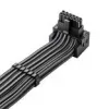 CableMod C-Series Pro kabel Assembly Variant B 90cm 16-pin na 4×8-pin PCIe Carbon