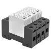 Ogranicznik przepięć QOLTEC 52588 AC 4P 420V T2 C — 4-biegunowy ogranicznik przepięć AC, 420 V, Typ 2