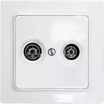 Eltako TV/RF-Cover Plate for E-Design55 TV55E/2-wg (30055838)