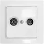Eltako TV/RF-Cover Plate for E-Design55 TV55E/2-wg (30055838)