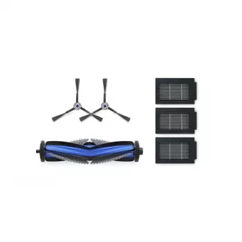 Zestaw akcesoriów Ecovacs DKT060202 do odkurzacza robota — 6 sztuk, czarny/niebieski/szary