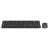 Zestaw klawiatura i mysz Savio KB-03 USB QWERTY US English Czarny do biura i domu