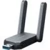 Bezprzewodowy adapter USB MERCUSYS MA37BEH — Wi-Fi 7 o wysokim zysku (BE6500) kompatybilny z USB-C/USB-A