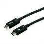 ROLINE Kabel USB 0,8 m USB 3.2 Gen 1 40000 Mbit/s Czarny