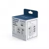 Podróżny adapter ładowania GEMBIRD TPA-EU2A1C15-01-W — 15W, wtyczka typu E, 2× USB-A + 1× USB-C, 100–250V
