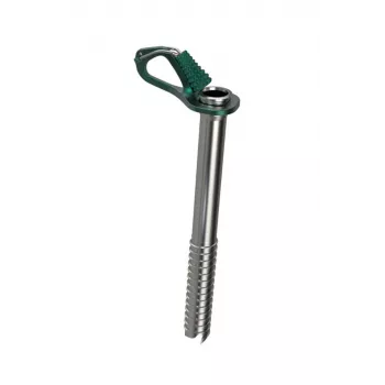 aero ice screw 22cm-green niebieski ICE