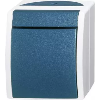BUSCH JAEGER 2601/2 W-53 - 1P - zielony - szary - 250 V - 74 mm - 55 mm - 83 mm