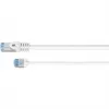 Goobay Ultra-Flexible CAT 6A Patch kabel cienki U/UTP Biały - extra-short plug (74285)