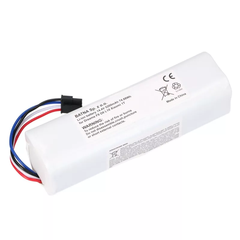 Bateria do Dreame Vacuum F9/D9 PRO, 14,4V 5200mAh