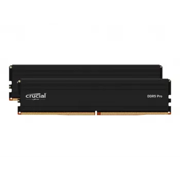 Crucial - DDR5 - Kit - 32 GB: 2 x 16 GB - DIMM - 288-PIN 6000 MHz / PC5-48000 CL48 1.1 V ungepuffert on-die ECC Schwarz
